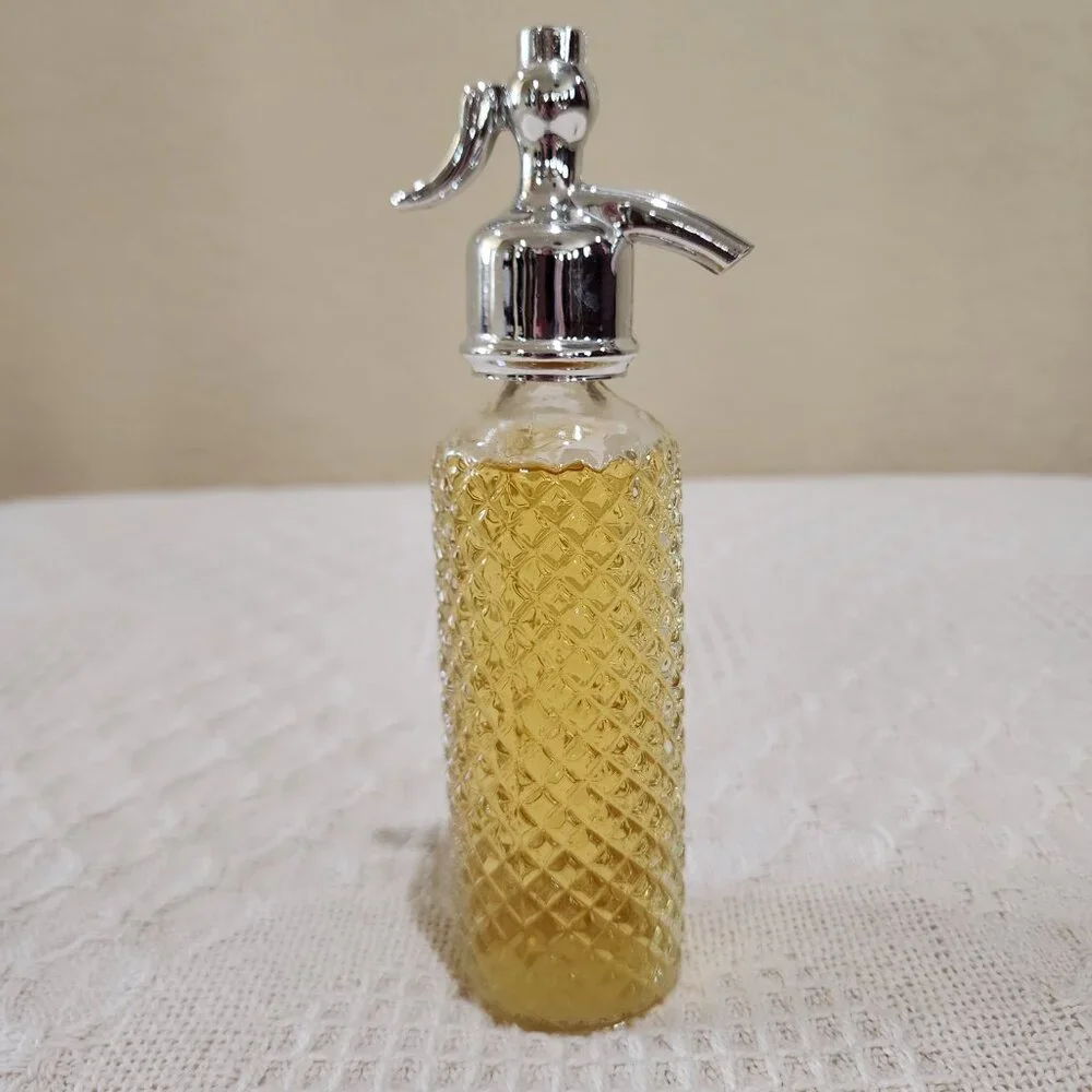 Vintage Avon Bar SELTZER Dispenser Windjammer Scent Full Glass Bottle No Box
